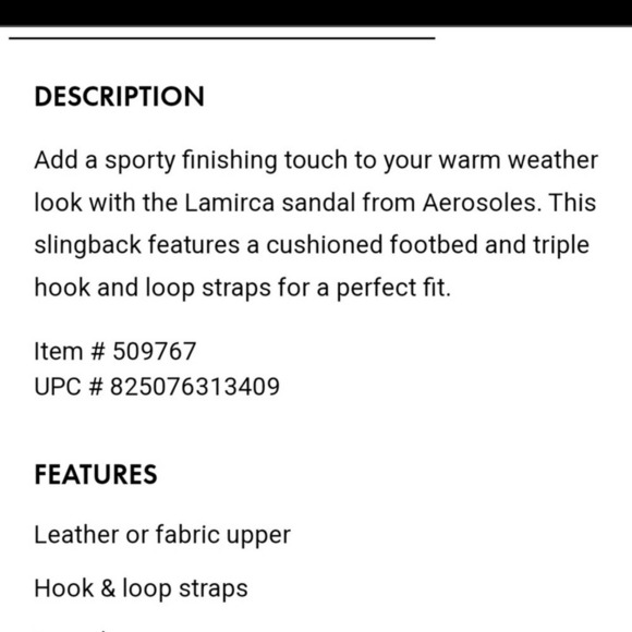 AEROSOLES LAMIRCA SANDAL in Purple Mettalic NWOT | Size 7.5 - Picture 9 of 10